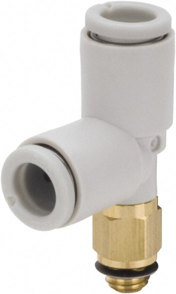 SMC PNEUMATICS KQ2Y04-M5A Push-to-Connect Run Tee: M5x0.8, 4 mm Tube OD