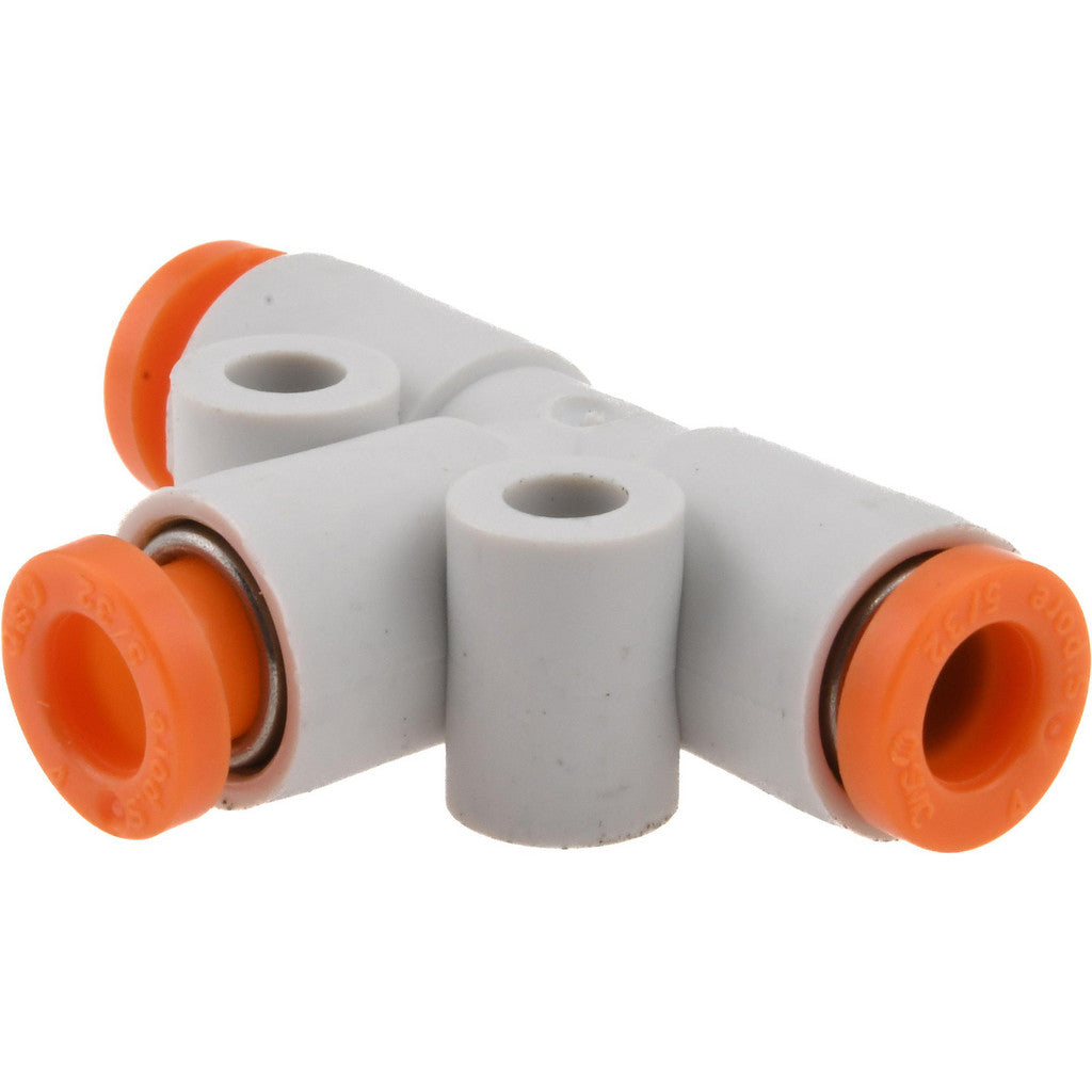 SMC PNEUMATICS KQ2T03-00A Push-to-Connect Tee: 5/32" Tube OD