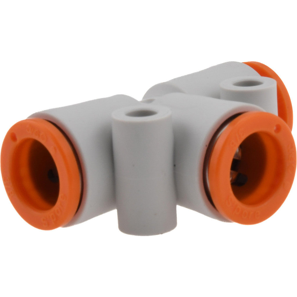 SMC PNEUMATICS KQ2T11-00A Push-to-Connect Tee: 3/8" Tube OD