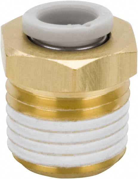 SMC PNEUMATICS KQ2H12-04AS Push-to-Connect Connector: BSPT, 12 mm Tube OD