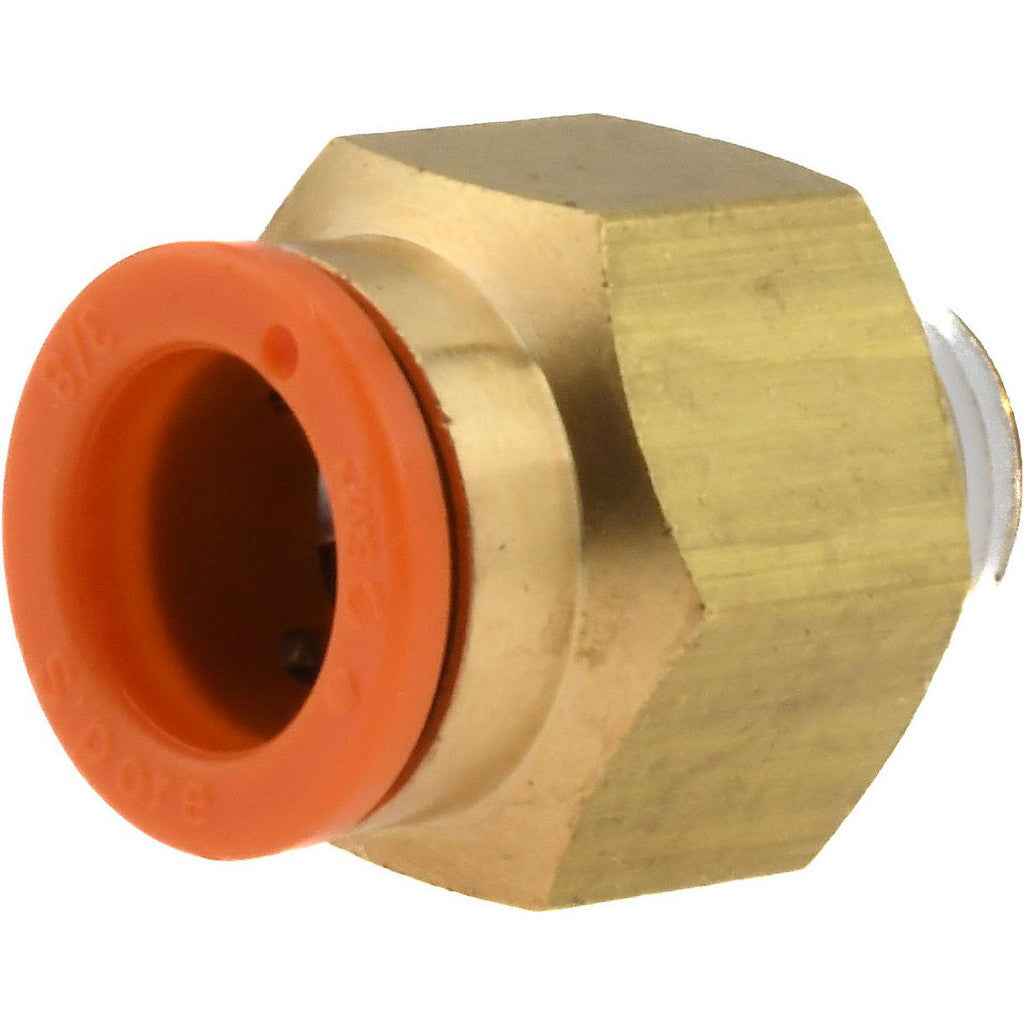 SMC PNEUMATICS KQ2H11-34AS Push-to-Connect Connector: NPT, 3/8" Tube OD