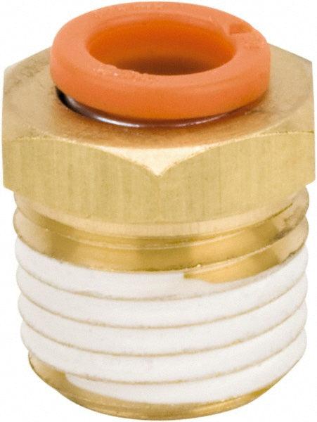 SMC PNEUMATICS KQ2H09-36AS Push-to-Connect Connector: NPT, 5/16" Tube OD