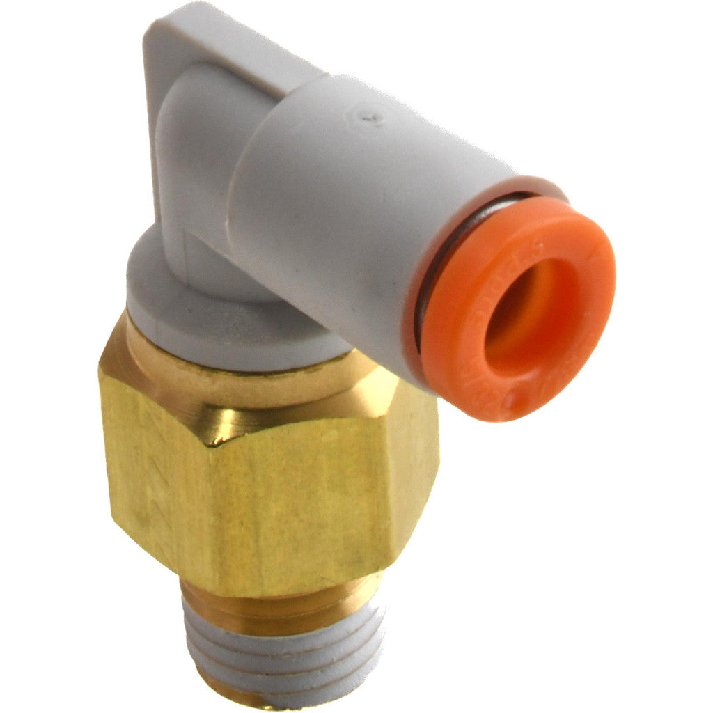 SMC PNEUMATICS KQ2L03-33AS Push-to-Connect Elbow: NPT, 5/32" Tube OD