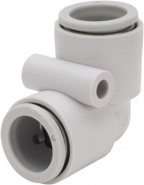 SMC PNEUMATICS KQ2L12-00A Push-to-Connect Reducing Elbow: 12 mm Tube OD