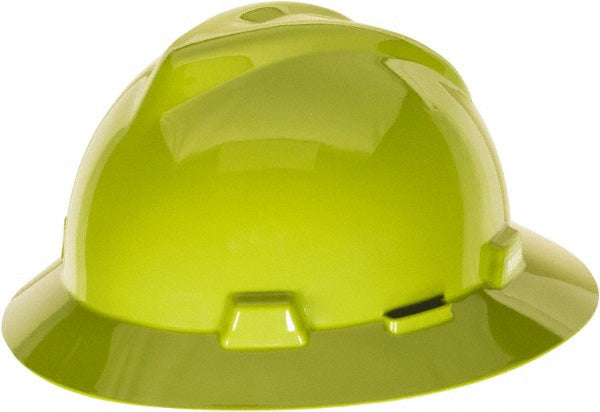 MSA 10061515 Hard Hat: Impact Resistant, Full Brim, Type 1, Class E