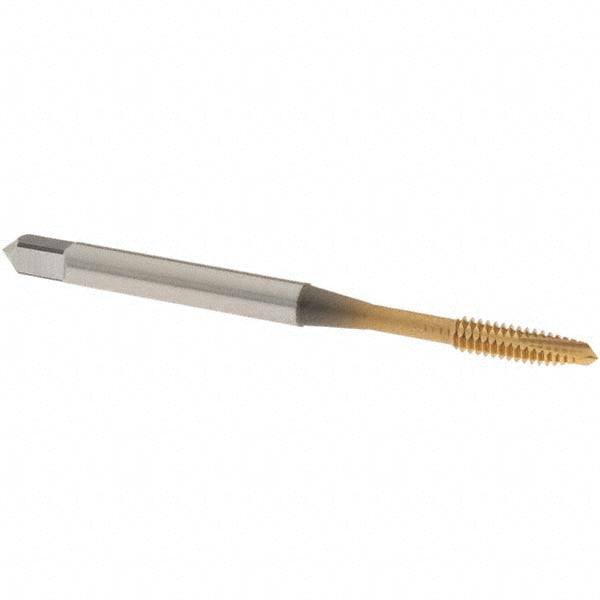 OSG 1101505605 Spiral Point Tap: #4-40 UNC, 3 Flutes, Plug Chamfer, HSS, TiN Coated