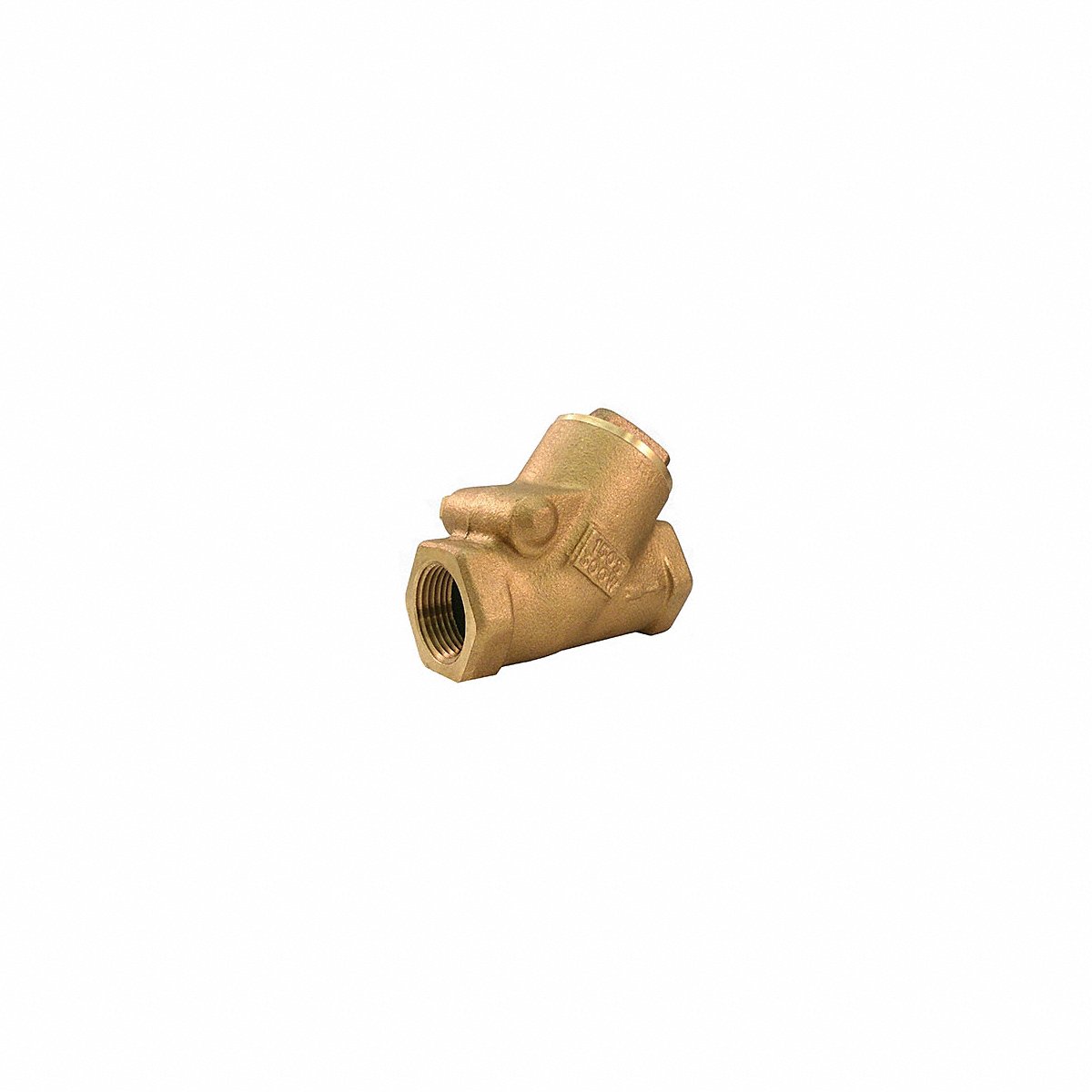 Milwaukee Valve Swing Y Check Valve, 3.6875 In Overall L, 6875 IN (515Y 1")