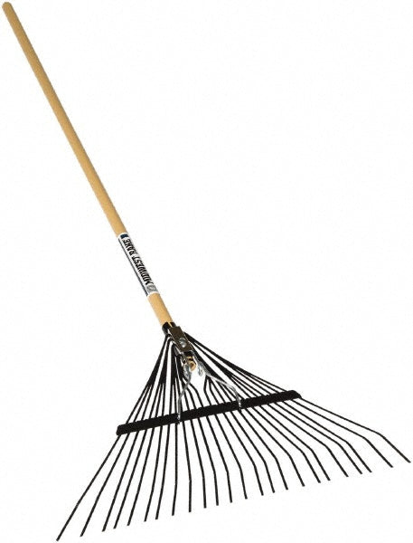SEYMOUR-MIDWEST 40945 Leaf Rake with 54" Straight Wood Handle