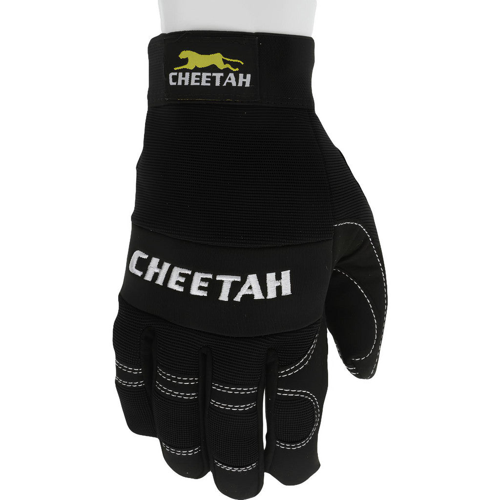 MCR Safety 935CHS Work Gloves: Memphis 935CH, Size Small, Synthetic Leather Lined, Synthetic Leather, Mechanic's & Lifting