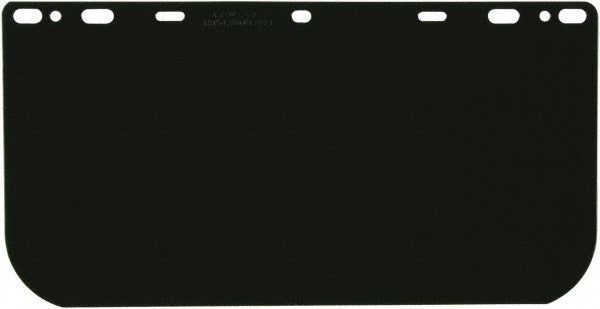 MCR Safety 181542 Face Shield Windows & Screens: Replacement Window, Green, 8" High, 0.04" Thick
