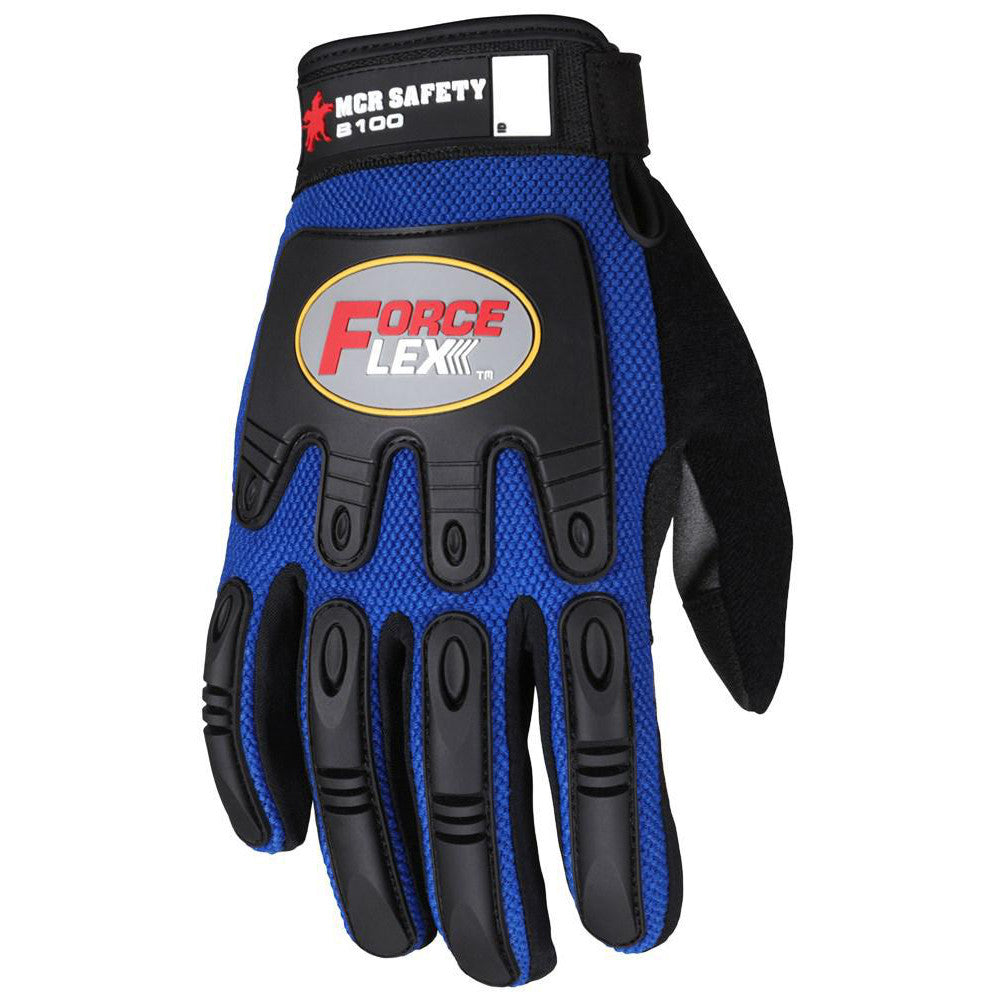 MCR Safety B100XXL Work Gloves: ForceFlex B100, Size 2X-Large, Synthetic Leather Lined, Synthetic Leather, Mechanic's & Lifting