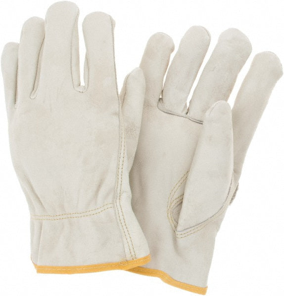 MCR Safety 3213XXL Work Gloves: Memphis 3213, Size 2X-Large, Cowhide Leather Lined, Cowhide Leather, General Purpose