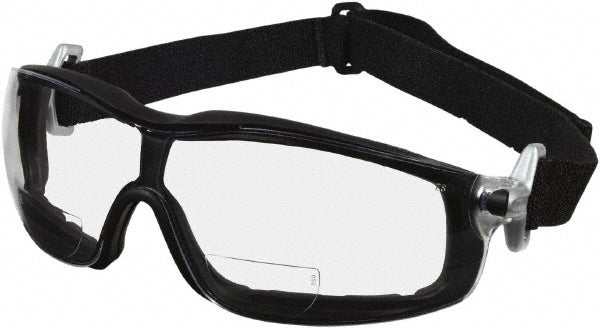 MCR Safety RTH25AF Magnifying Safety Glasses: 2.50, Clear Lenses, Scratch-Resistant, ANSI/ISEA Z87.1-2020
