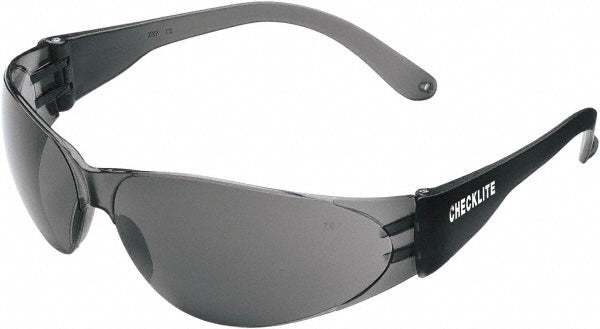 MCR Safety CL112AF Safety Glasses: Anti-Fog & Scratch-Resistant, Polycarbonate, Gray Lenses, Frameless