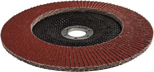 3M 7000148190 Flap Disc: 7" Dia, 7/8" Hole, Premium Ceramic Alumina, Type 29