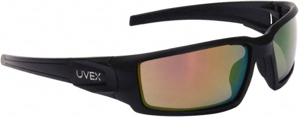 Uvex S2949 Safety Glasses: Scratch-Resistant, Polycarbonate, Espresso Lenses, Full-Framed