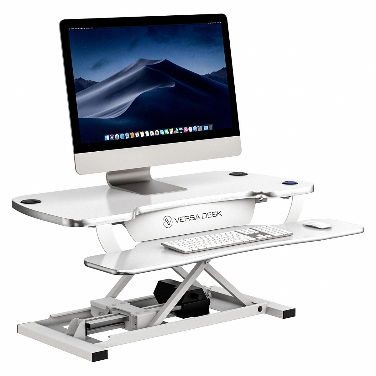 Versa Products Electric Sit-Stand Desk, 36 In W, White, 36 IN (VT7643624-01-05)