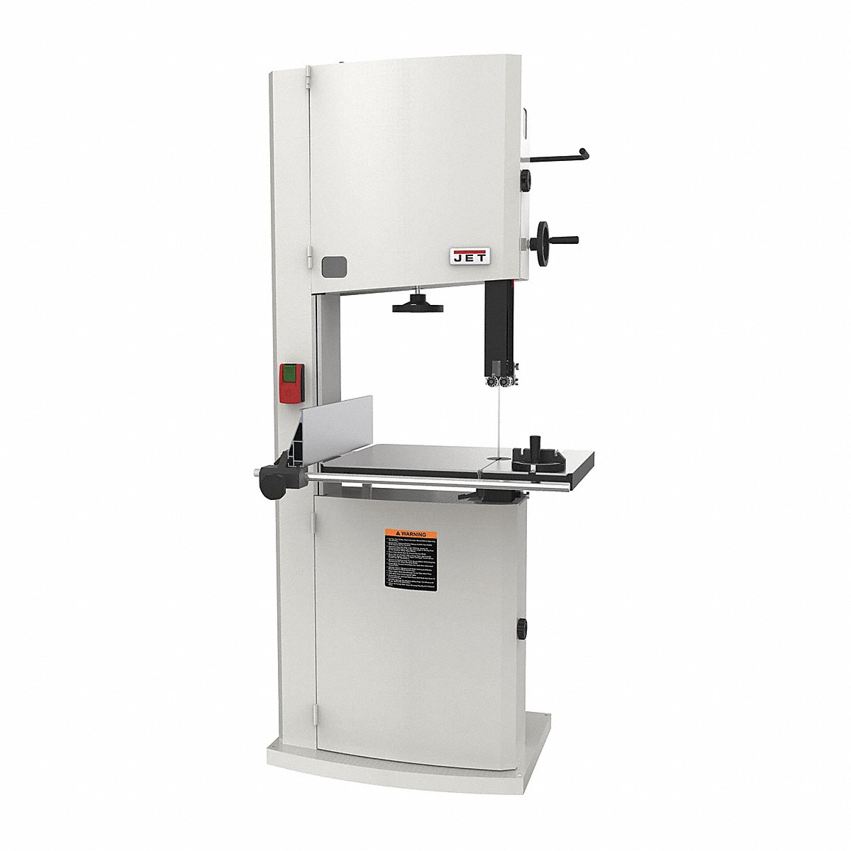 Jet Vertical Band Saw, 2530 to 4850 SFPM, Five Horsepower (JWBS-20-5)