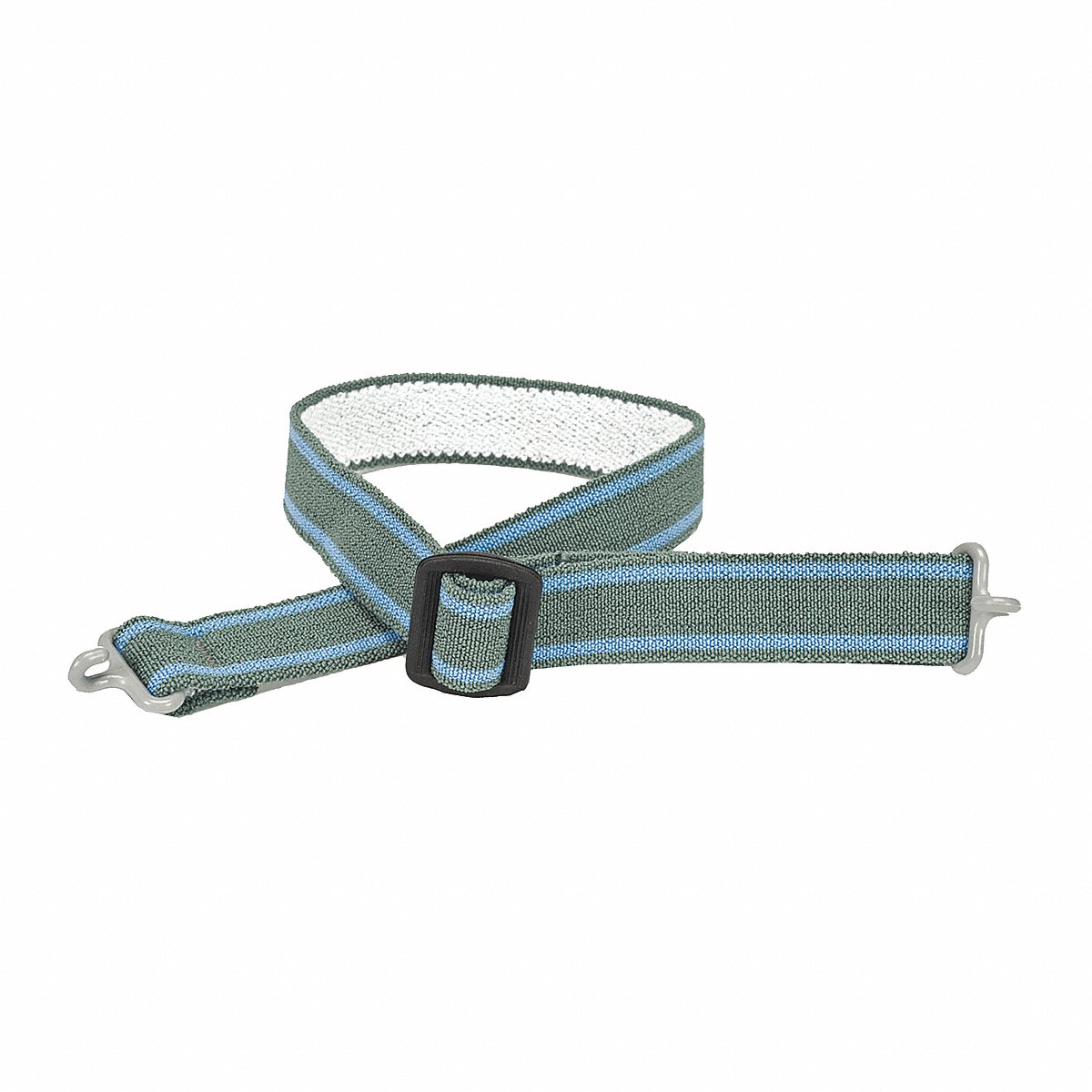 Msa Chin Strap, Polyester, Gray, Pk10 (10171104)