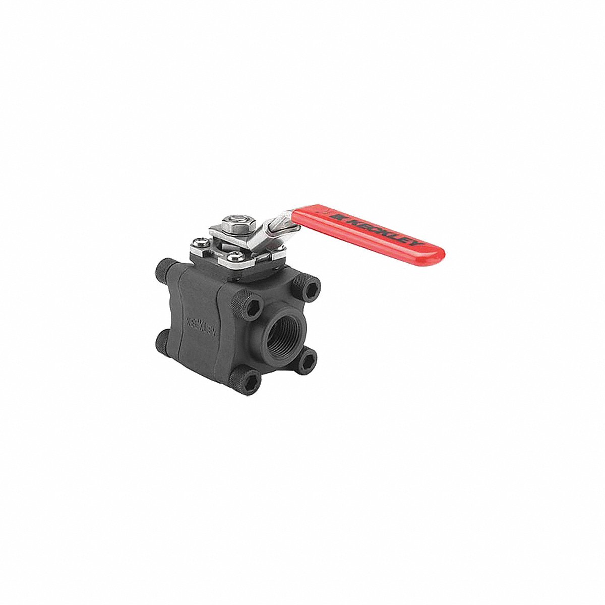 Keckley Manual 2-Way Ball Valve NPT Carbon Steel (BVM3THRCSRGSL-075)