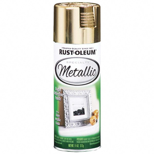Rust-Oleum 340647 Specialty Metallic Spray Paint, Gold, 11 oz
