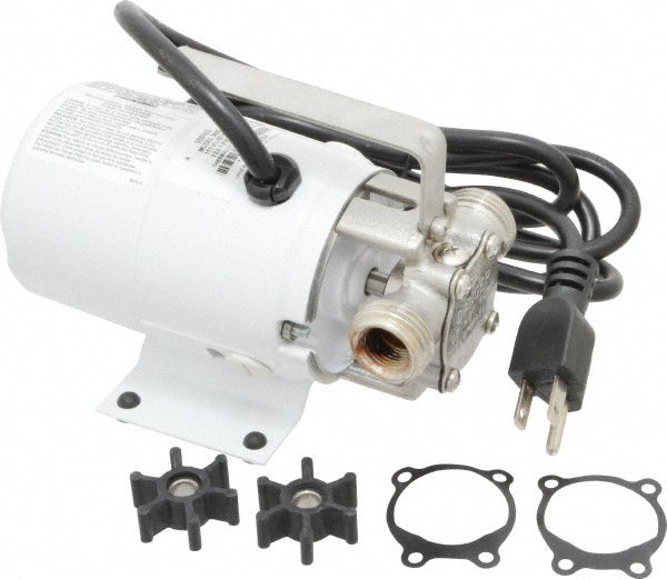 Little Giant Pumps 555110 1/10 hp 115 VAC 3/8 FNPT, 3/4 MGHT Inlet Stainless Steel Utility Pump