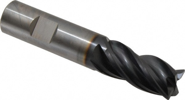 OSG VG436-7501 Corner Chamfer End Mill: 3/4" Dia, 1-1/2" LOC, 4 Flutes, 0.02" Chamfer Width, Solid Carbide