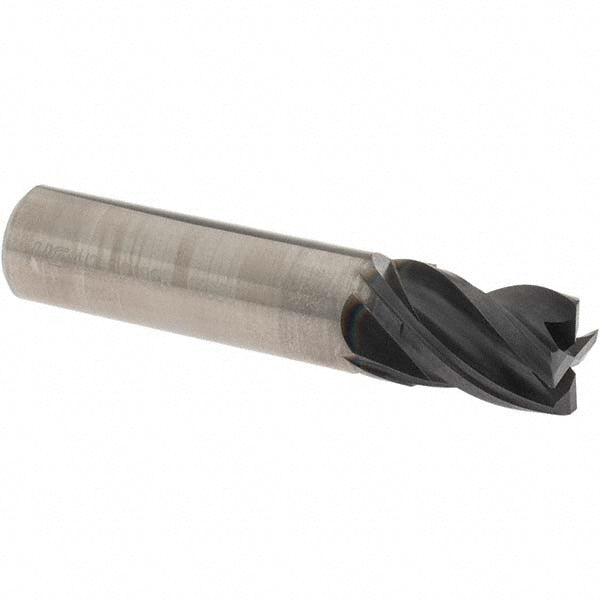 OSG VG434-5021 Corner Radius End Mill: 1/2" Dia, 5/8" LOC, 0.0150" Corner Radius, 4 Flute, Solid Carbide