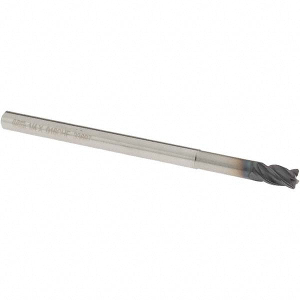 OSG VG446-2502 Corner Chamfer End Mill: 1/4" Dia, 3/8" LOC, 4 Flutes, 0.02" Chamfer Width, Solid Carbide