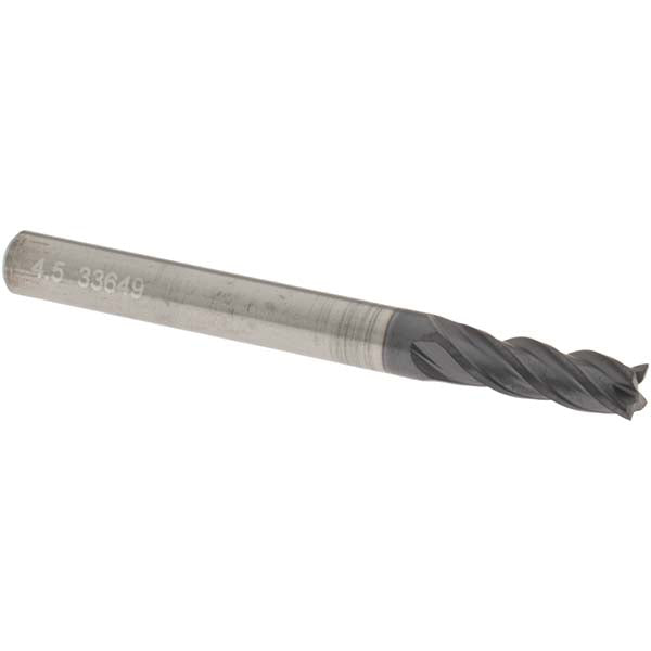 OSG HP441-1772 Square End Mill: 4.50 mm Dia, 14.00 mm LOC