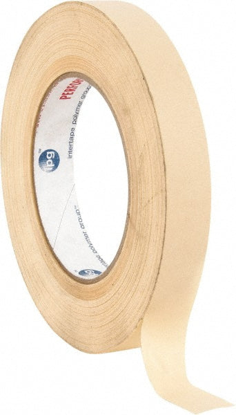 Intertape PG21..178 Masking Tape: 18.00 mm Wide, 180' Long, 7.3 mil Thick, Tan (Pack of 12)