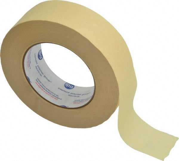 Intertape 73859 Masking Tape: 38.00 mm Wide, 180' Long, 6 mil Thick, Tan (Pack of 6)