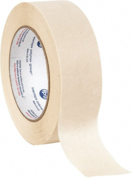 Intertape 87218 Masking Tape: 38.00 mm Wide, 180' Long, 5 mil Thick, Tan (Pack of 12)