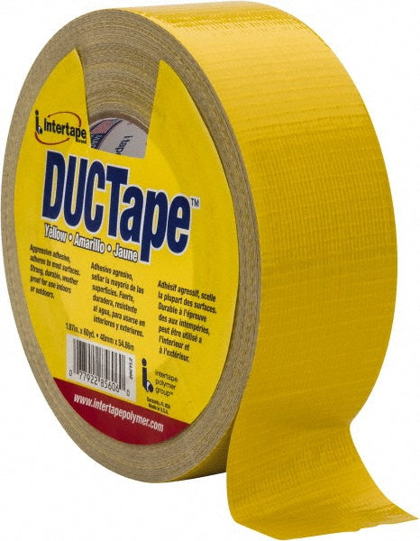 Intertape 20C-Y 2 Duct Tape: 2" Wide, 60 yd Long, 9 mil Thick, Polyethylene Foam (Pack of 4)