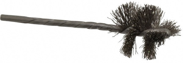 Osborn 3618800 Power Tube Brush: Helical, Stainless Steel