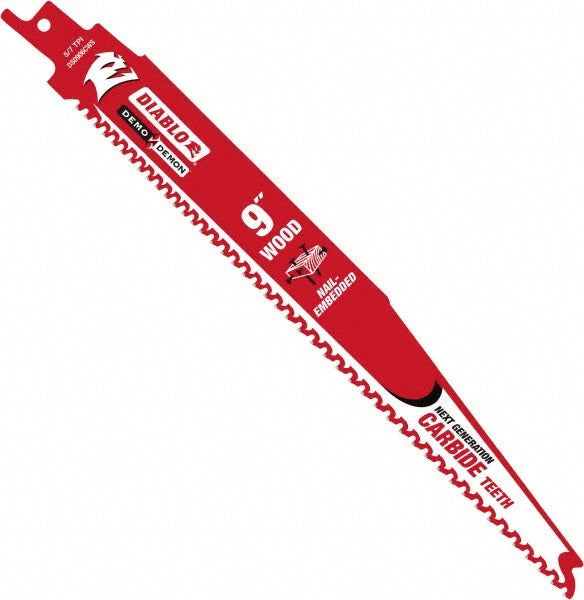 DIABLO DS0906CWS Reciprocating Saw Blade: 9" Long, Bi-Metal