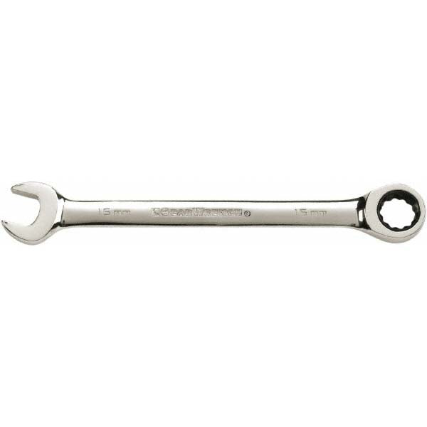 GEARWRENCH 9130D Combination Wrench: 30.00 mm Head Size, 15 deg Offset