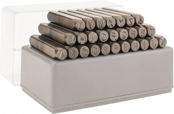 C.H. Hanson 21051 Heavy-Duty Stamp Set: 1/4" Character, 27 pc