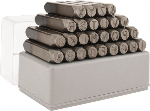 C.H. Hanson 21151 Heavy-Duty Stamp Set: 3/8" Character, 27 pc