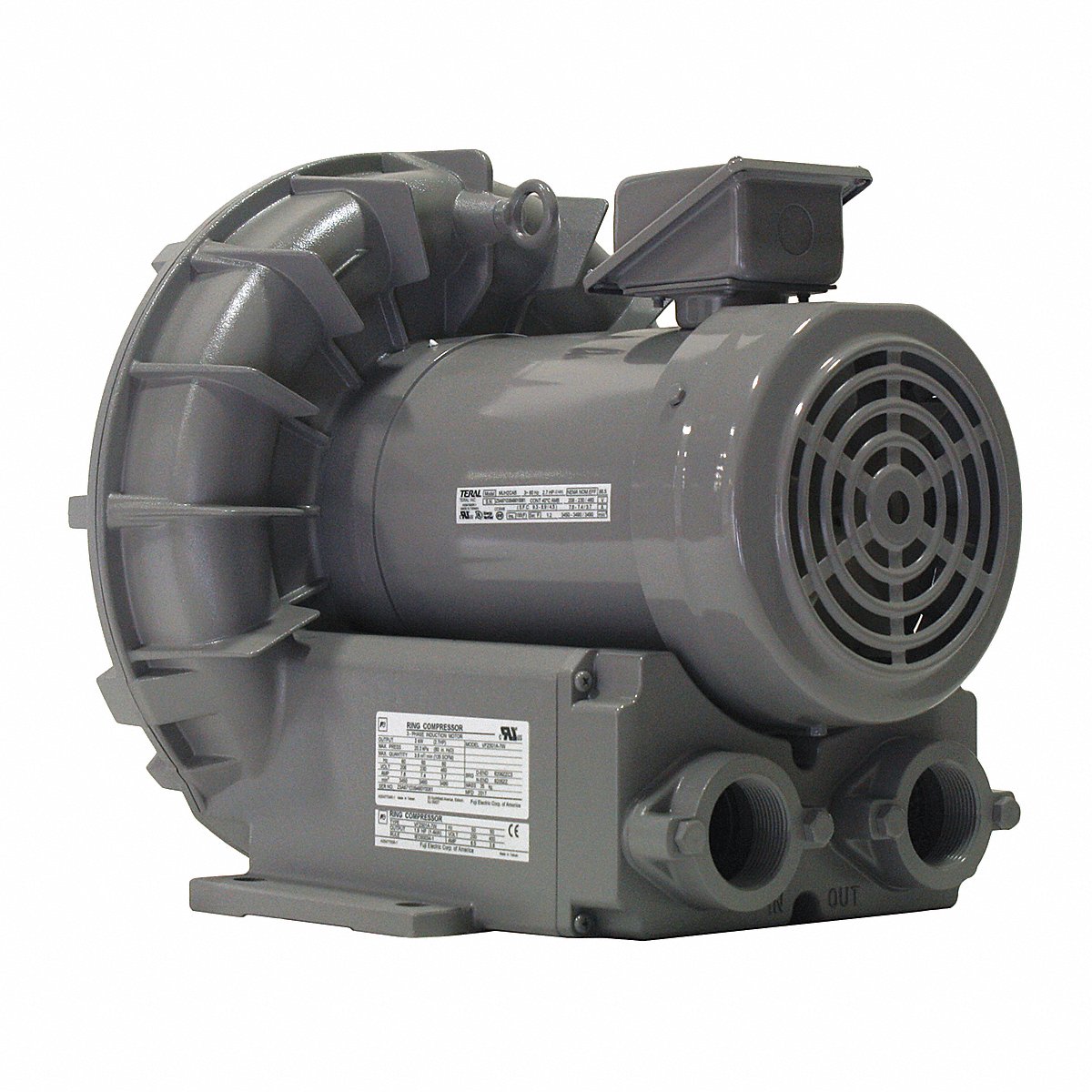 Fuji Electric Regenerative Blower, 2.69 hp, 83 in wc (VFZ501A-5W)