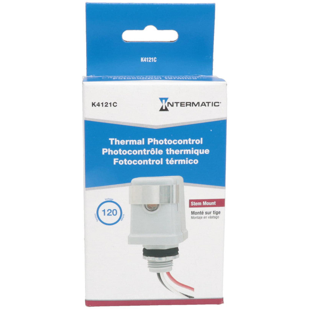 Intermatic K4121C Sensor Photo Control: Stem Mount