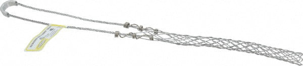 Hubbell Wiring Device-Kellems 73041280 0.73 to 0.85" Cable Dia, Galvanized Steel, Single Loop Support Grip