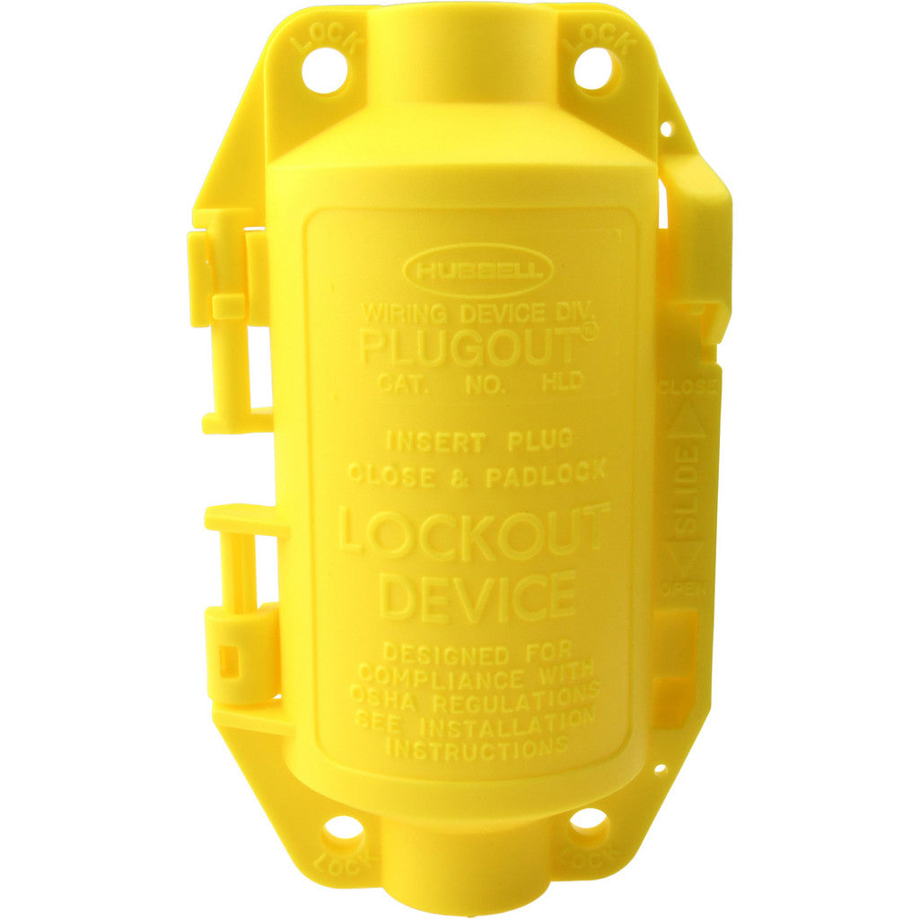 Hubbell Wiring Device-Kellems HLD Circuit Breaker Lockout: 4 Padlocks Max, 3.1" High, 4.27" Wide