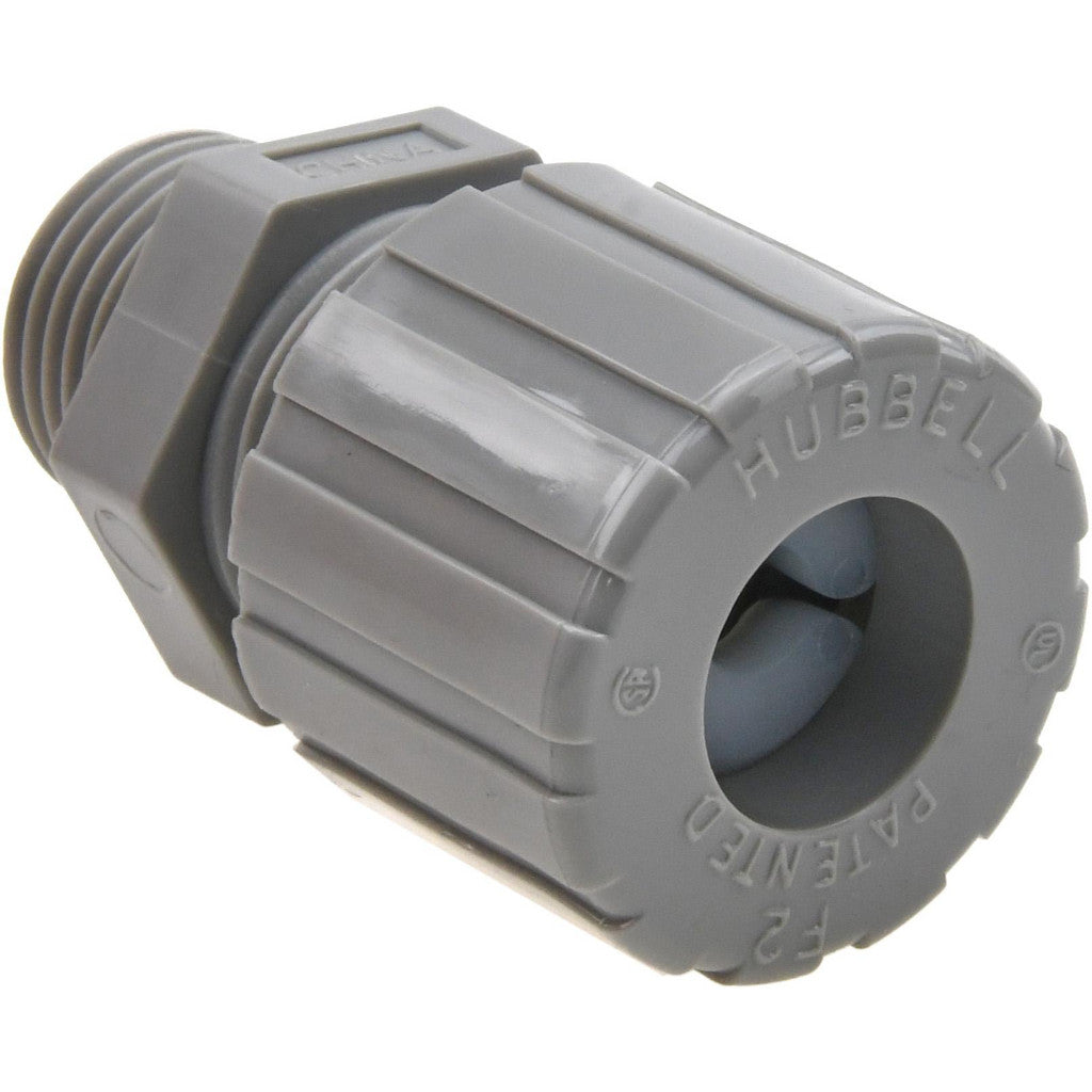Hubbell Wiring Device-Kellems SHC1022CR 0.25 to 0.38" Liquidtight Straight Strain Relief Cord Grip