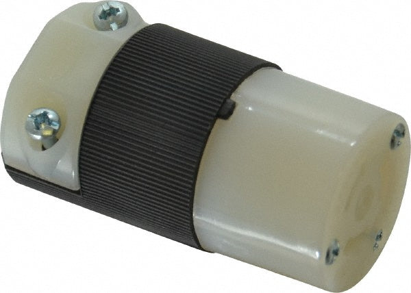 Hubbell Wiring Device-Kellems HBL4579C Locking Inlet: Connector, Industrial, L6-15R, 250V, Black & White