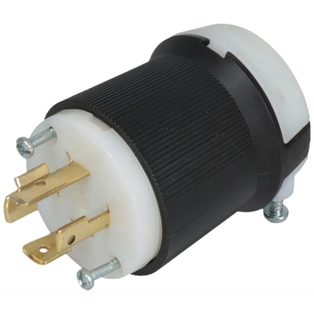 Hubbell Wiring Device-Kellems HBL2431 Locking Inlet: Plug, Industrial, L16-20P, 480V, Black & White