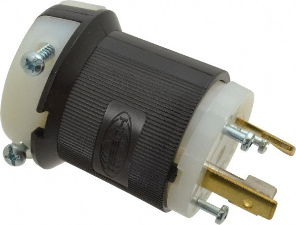 Hubbell Wiring Device-Kellems HBL2611 Locking Inlet: Plug, Industrial, L5-30P, 125V, Black & White