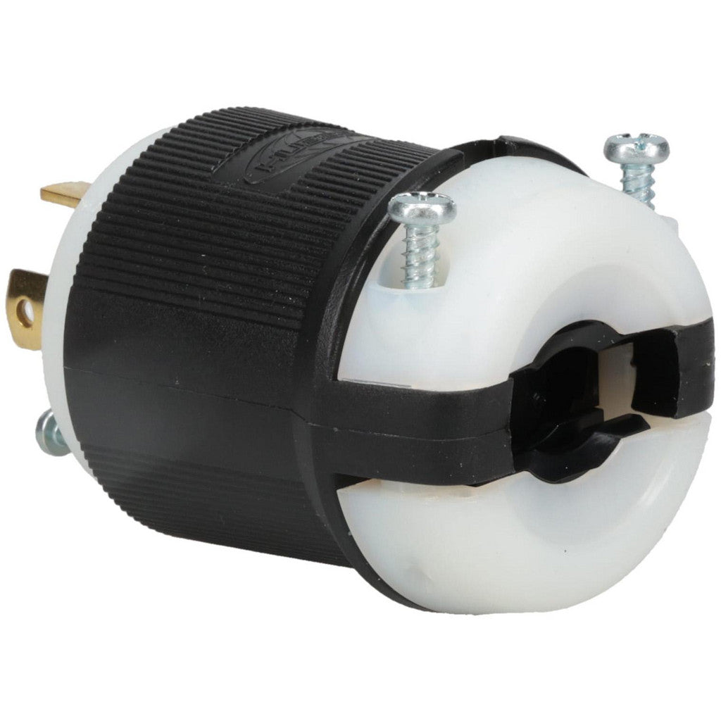 Hubbell Wiring Device-Kellems HBL2711 Locking Inlet: Plug, Industrial, L14-30P, 125 & 250V, Black & White