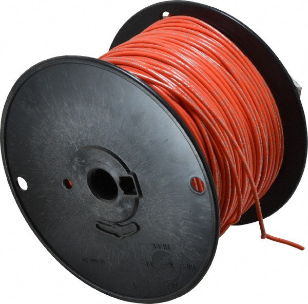 Southwire 411010503 Machine Tool Wire: 18 AWG, Orange, 500' Long, Polyvinylchloride, 0.108" OD