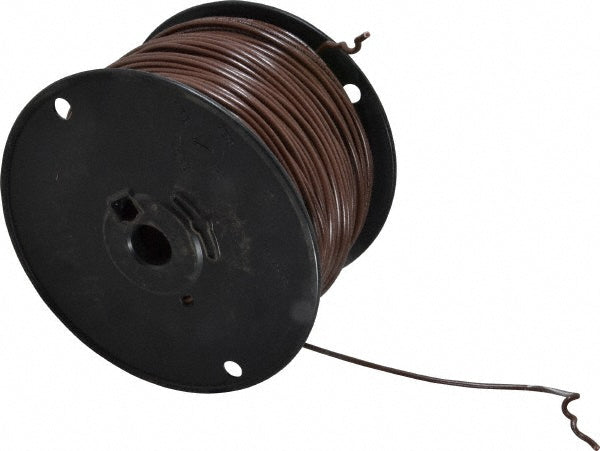 Southwire 411020507 Machine Tool Wire: 16 AWG, Brown, 500' Long, Polyvinylchloride, 0.12" OD